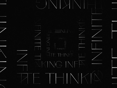 INFINITE: Kinetic Typography after effects animation typography