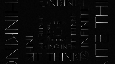 INFINITE: Kinetic Typography after effects animation typography