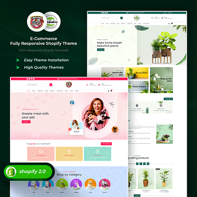 Furbabies - Multipurpose Premium Pets and Plants Shopify 2.0 The css3 design html5 responsive design shopify shopify theme web design