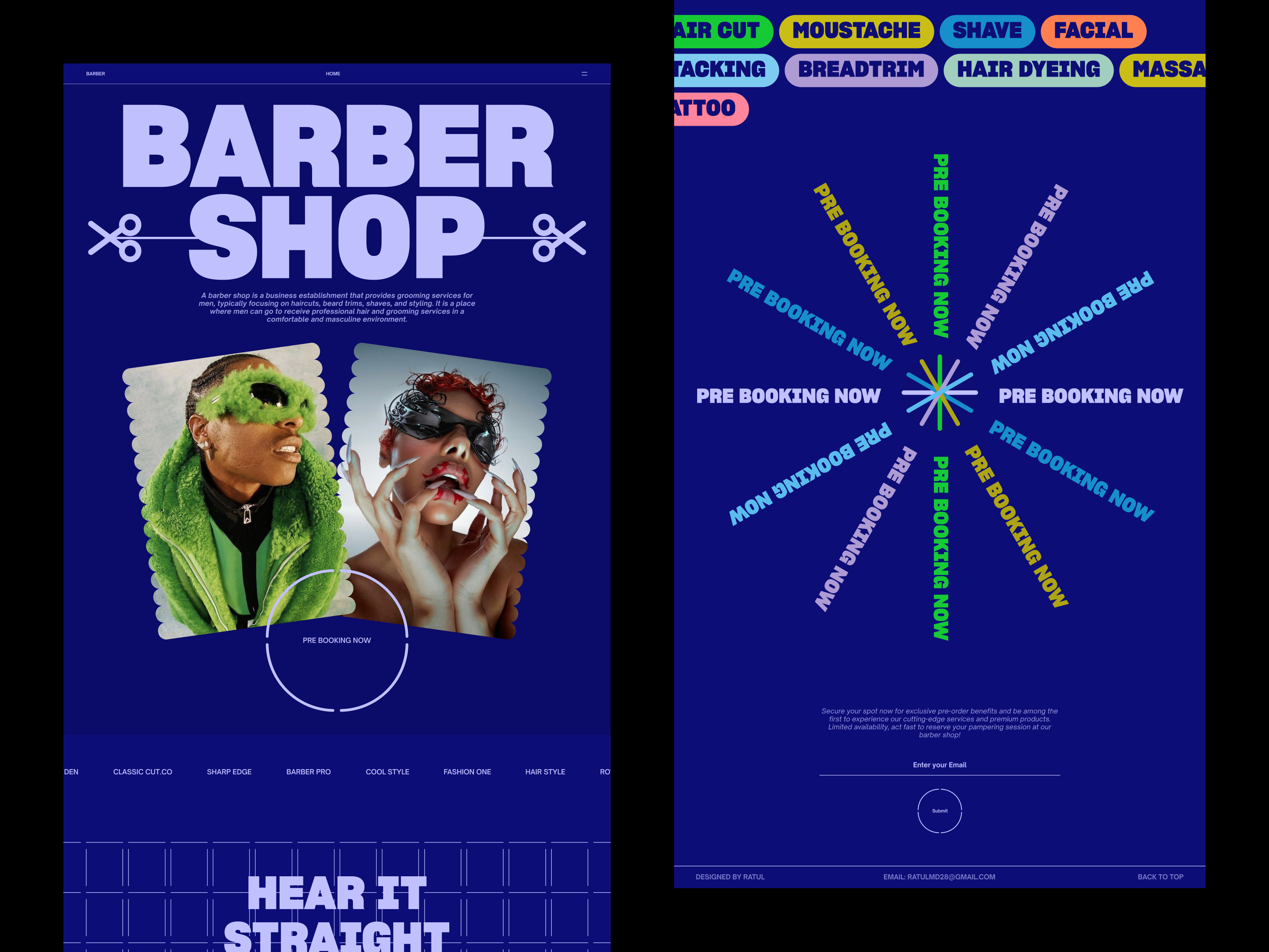UI/UX For Barber Shop Website Design appointment booking ux barber shop website barber ui design barbershop branding barbershop ui best ux practices booking system ui clean ux creative ux design hair salon ui interactive web design minimal design mobile friendly ui modern uiux responsive web design service booking ui uiux design user friendly ui web app ui website design