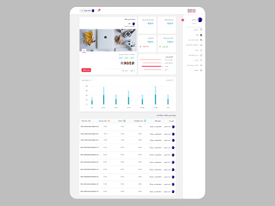 Datadriven Dashboard adminpanel dashboard data digikala panel ui ux