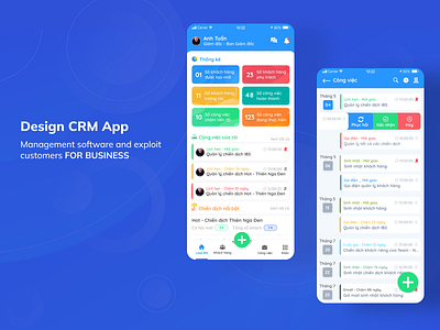 CRM Mobile App app design illustration ui ux