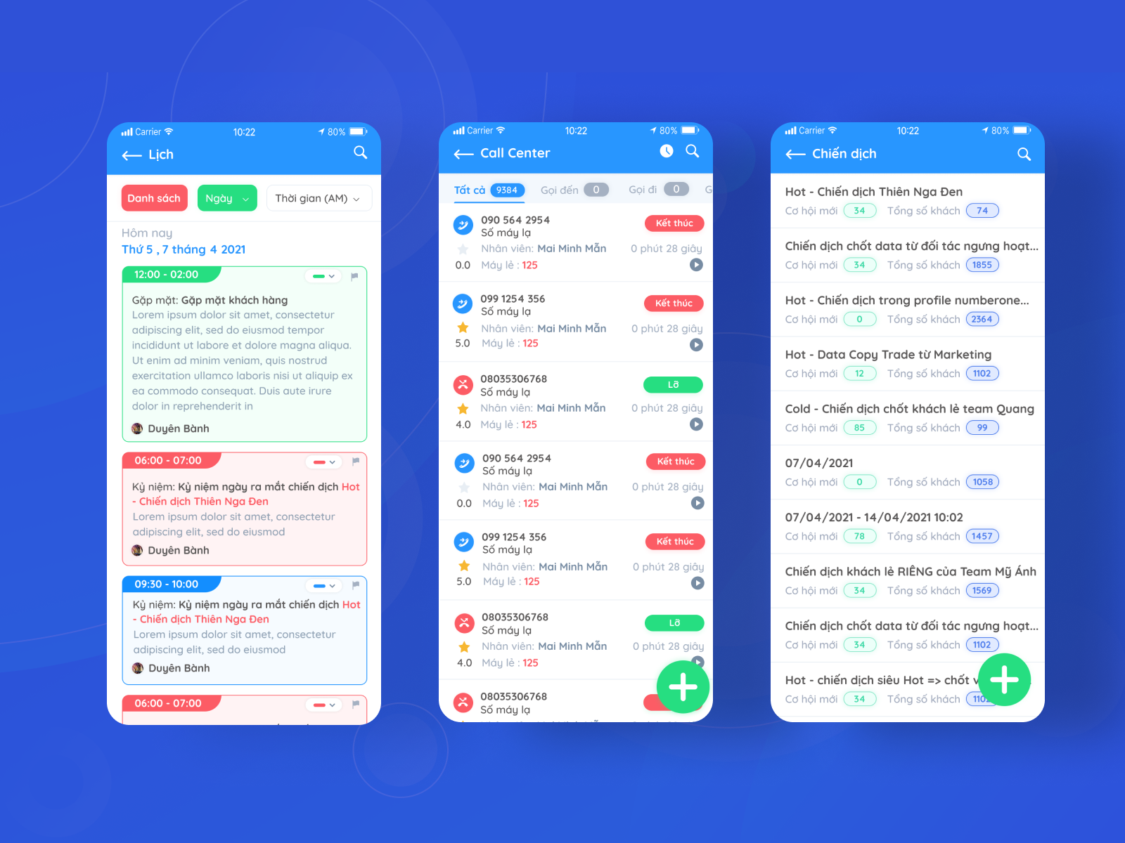 CRM Mobile App by Tuyen Alice on Dribbble
