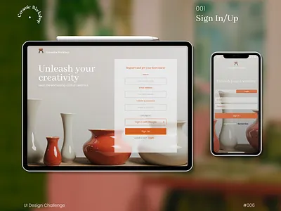 Daily UI #001 - Sign up branding daily ui form graphic design narrative website register sign up form storytelling ui ui challenge ux