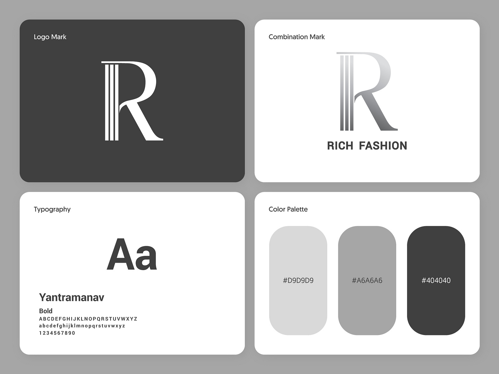 Rich Fashion Logo Design by Showcase Branding on Dribbble