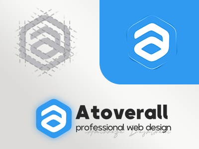 Logo preview Atoverall 🚀🚀 branding graphic design logo ui