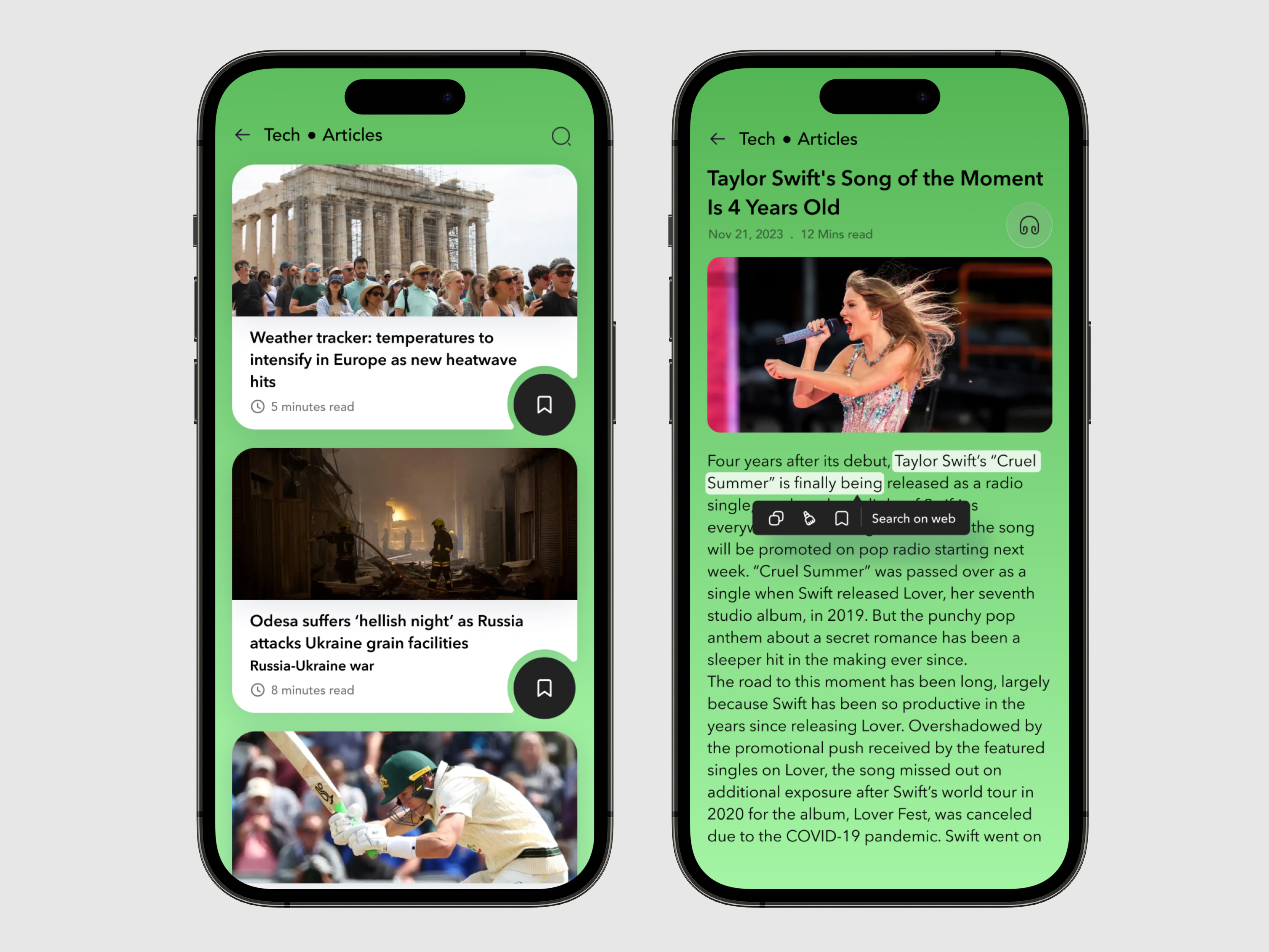 Hobi Redesign Article article blog bulletin clean detail page editorial feed journal magazine minimal minimalism mobile app news news detail newsfeed newsletter newspaper photography ui ux