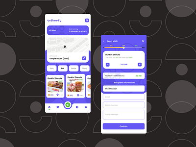 The app that pays you back! design designinspiration earn food screen uidesign uxdesign