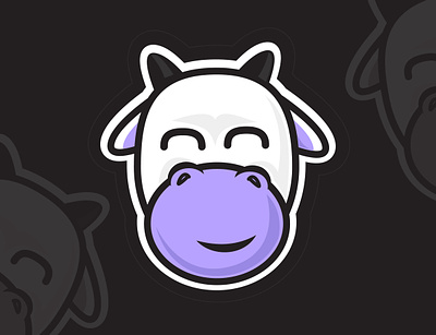 Cow logo 3d animation app logo branding cow logo design graphic design illustration logo logo modern new design new logo ui vector