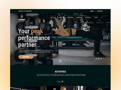 Professional Fitness - Landing Page