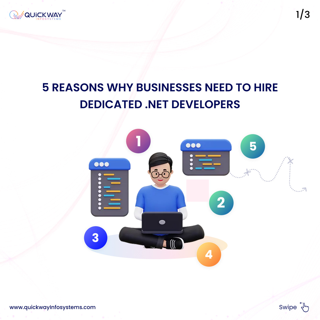 Here The 5 Reasons Why We Need To Hire Dedicated Net Developers By Quick Way Infosystems On 