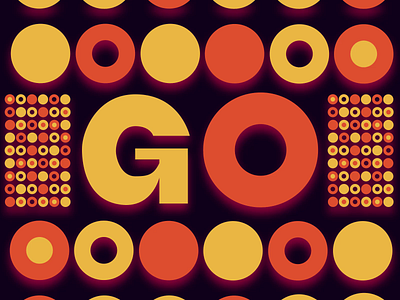 Go for it animated type animation arrow art direction artwork design go for it graphic design illustration morph morphing motion motion design motion graphics positivity shapes stay positive type typography vector