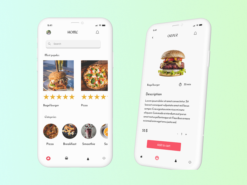 Food Mobile App By Khanim Rzali On Dribbble 2145