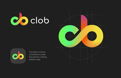 Clob logo branding illustration logotype trade trading