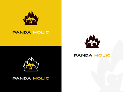 Panda Holic Restaurants Logo 3d animation app branding design figma graphic design icon illustration logo motion graphics ui user ux vector