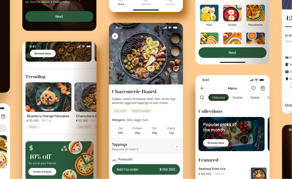 Kinmuni | Product Design, Branding, Illustration animation app brand identity branding design food graphic design illustration logo restaurant typography ui ux ux research vector visual design