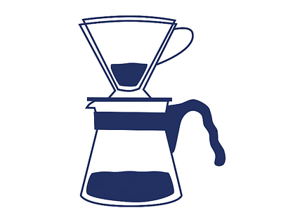 coffe V60 animation animation barista coffee logo minimal v60 vector