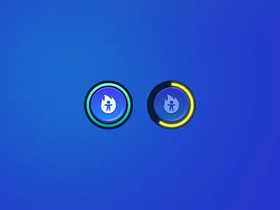 Ability button ability branding button fire game gameplay illustration light press product progress ui volume