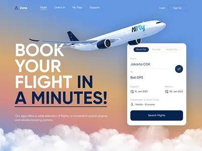 Flight Booking Website design ui ux web design website
