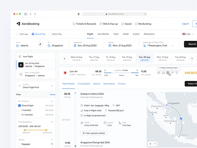 Flight Booking - Web App booking booking online branding case study clean design dipa inhouse flight graphic design plane ticket online travel traveling traveloka ui ux web app web design website