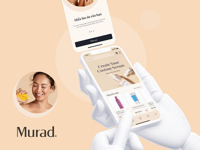 Murad App - Ecommerce Platform beauty app cosmetic app ecommerce ui design