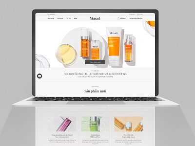 Murad E-commerce Website beauty website cosmetic website ecommerce website