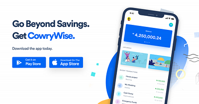 Cowrywise branding cowrywise design desktop graphic design illustration logo ui ux vector web