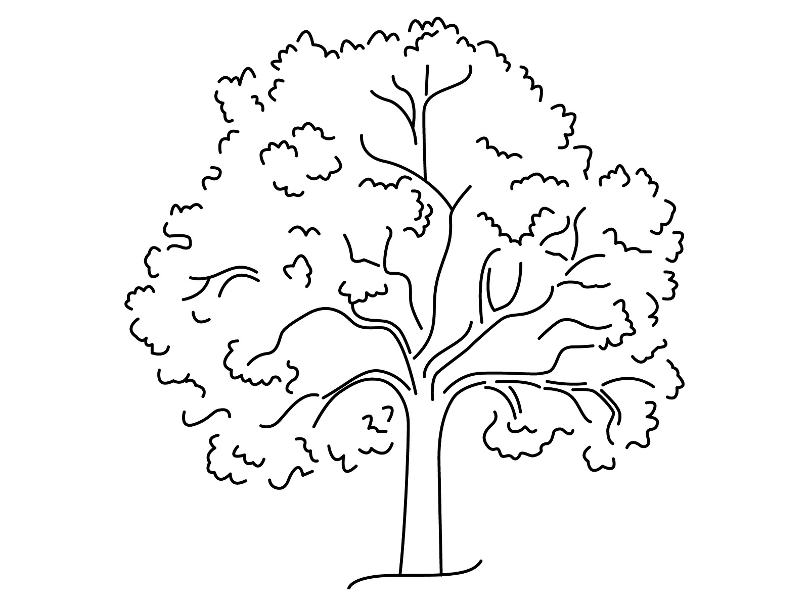 Outline Tree Vector Illustration by Nayem Pro (36) on Dribbble