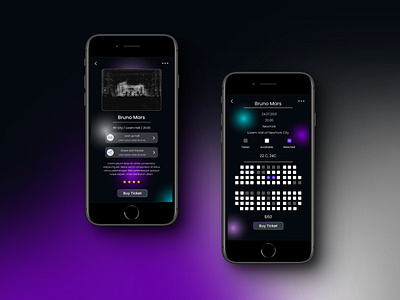 Ticket app appdesign buyticket design figma illustration mobile mobileweb mobilewebsite online ticket ui ux web