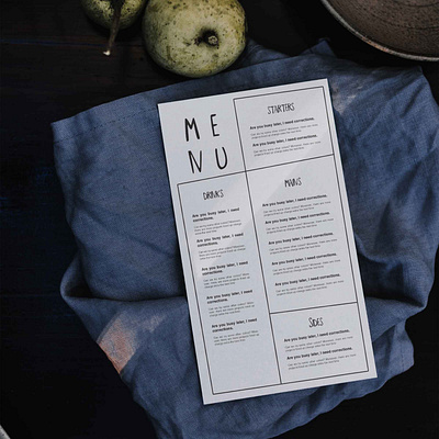 Restaurant Menu Mockup branding branding mockup free mockup freebie menu menu design menu mockup mockup