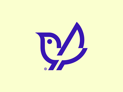 Bird mark bird branding design geometry icon logo mark minimalism