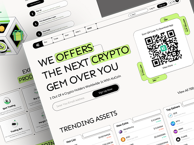 Crypto Discount Token landing page blockchain buy sell cryptocurrency landing landing page staking token ui uiux ux web web design web3 website