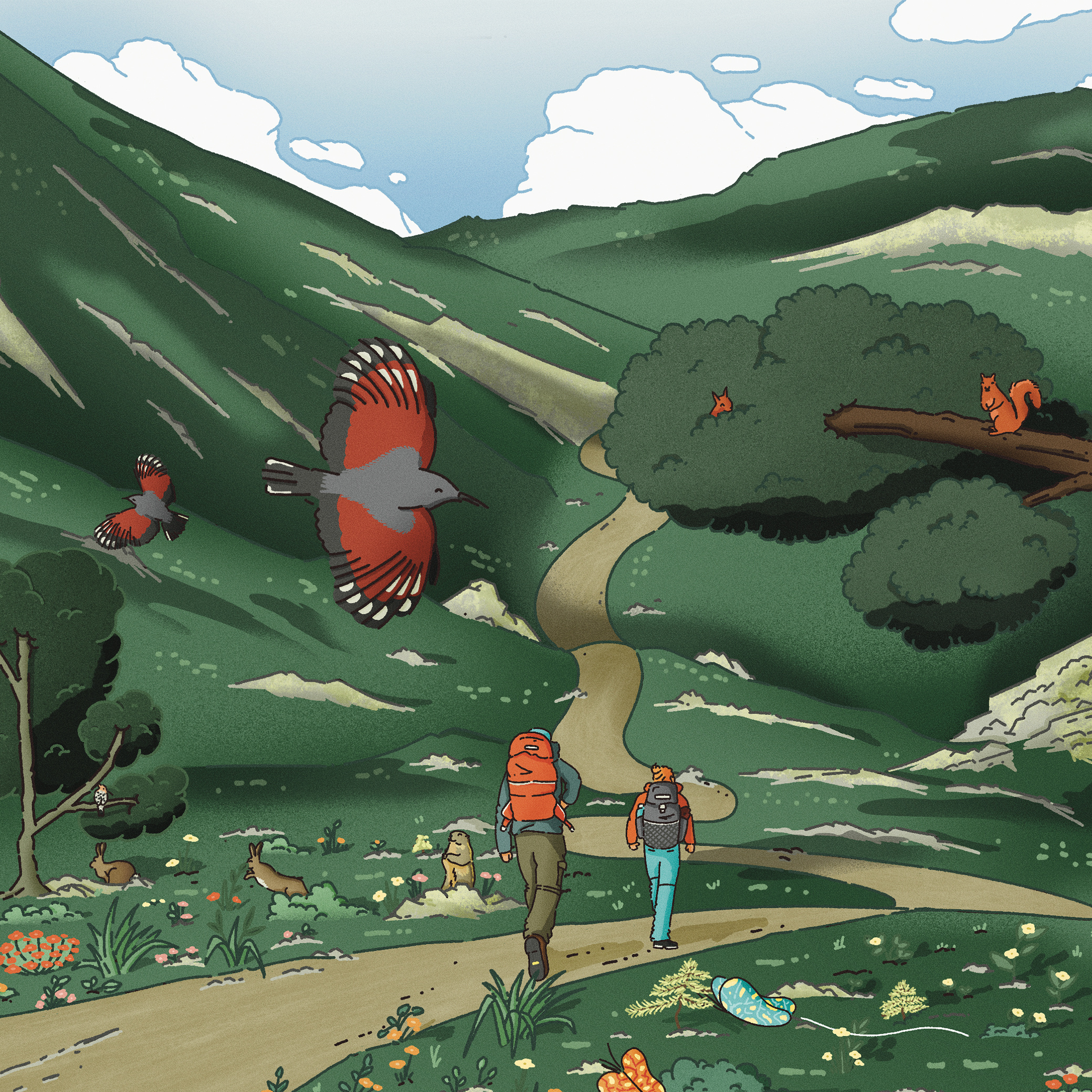 Veir Magazine - Editorial illustration animal animals character design earth ecology editorial editorial illustration green illustration illustrationwork illustrator leaf magazine nature newspaper people responsible texture tree