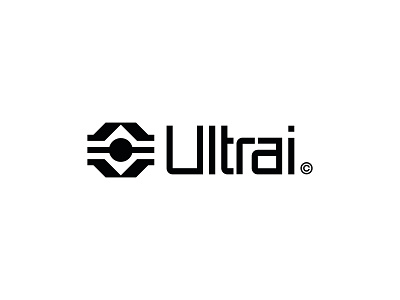 Ultrai ads ai analize brand branding data design eye green logo mark nft orbit space