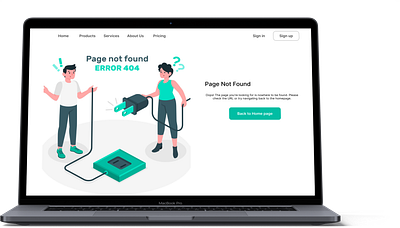 Daily UI 008 - Error Page challenge daily ui figma ui website