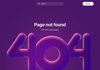 Daily UI Challenge 008: 404 Page Design 404 page dailyui design error ui ux web