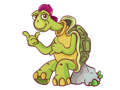 A Tiny Turtle named Tilly cartoondesign embraceyouruniqueness graphic design illustration steadyprogress tillytheturtle