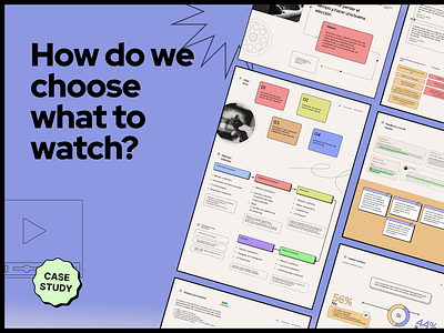 Case study 2021: Choosing what to watch benchmark case study movies platforms research streaming testing tv shows ui user flow ux