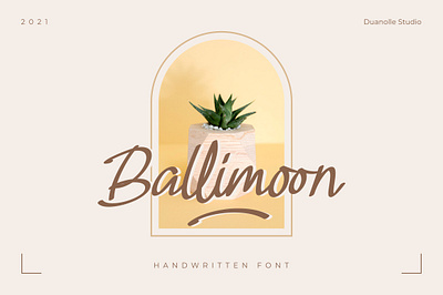 Ballimoon - Handwriting Font new fonts