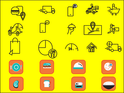 Iconography designing graphic design iconography icons logo