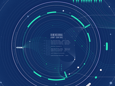 Futuristic UI - Dimensional Jump System adobe illustrator cc design fui futuristic graphic design illustration photoshop print ui user interface ux vector