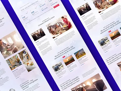 Airlines Website airlines booking branding clean clean ui concept design design interface minimal mobile app new vision product design ui ux design website website design