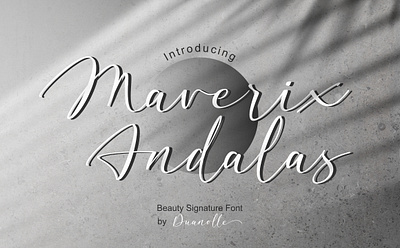 Maverix Andalas new fonts