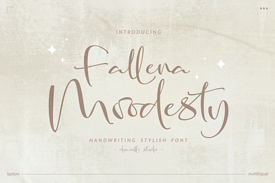 Fallena Moodesty new fonts