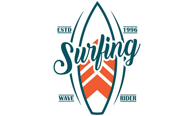 Surf Surfing T shirt Design design illustration ocean rider sea summer surf surf board surfing t shirt t shirt t shirt design typography vector wave