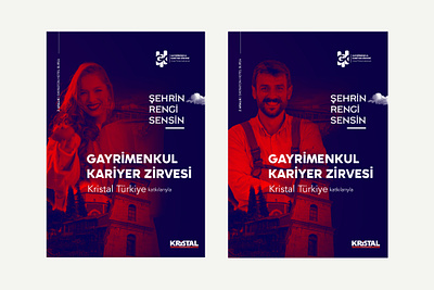 GK Kariyer Zirvesi career design poster realestate