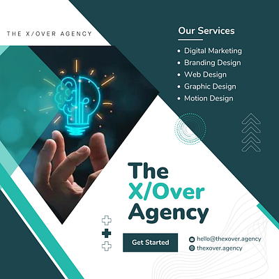 The X/Over Agency branding design agency graphic design motion design motion graphics website design agency