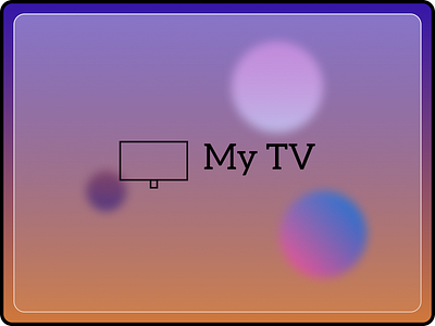 TV Screen app design figma graphic design mobile mobile design ui