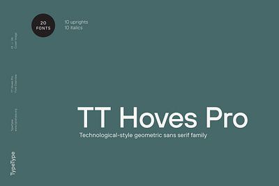 TT Hoves Pro Basic digital font