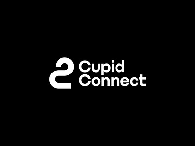 Cupid Connect - C, 2, Heart 2 brand identity branding connect creative dating dating app dating logo graphic design heart logo logo maker logos love modern monogram online online dating